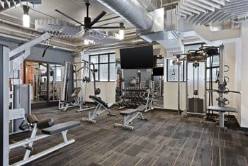 Fitness center with cardio equipment